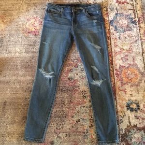 Joe’s Skinny Ankle Distressed Jeans